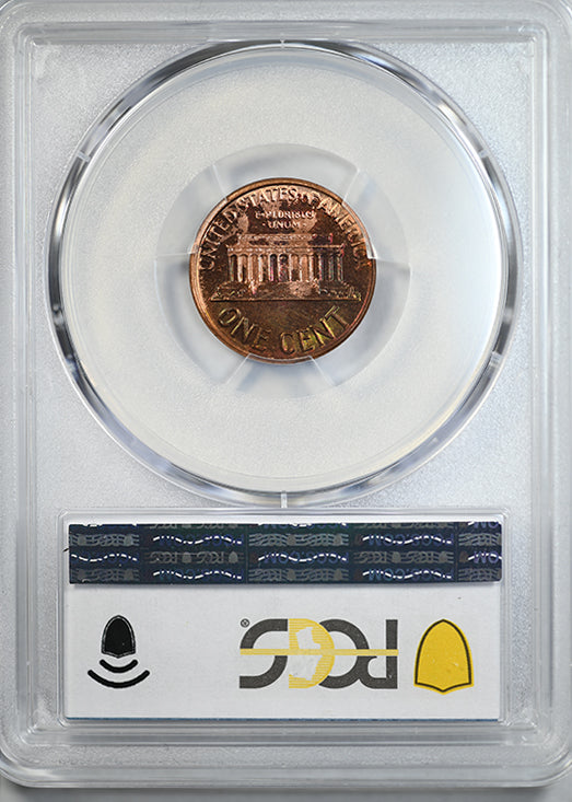 1960-D Lincoln Memorial Cent 1C PCGS MS64RB Large Date - TONED!