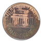 1960-D Lincoln Memorial Cent 1C PCGS MS64RB Large Date - TONED!