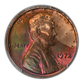 1972 Lincoln Memorial Cent 1C PCGS MS64RB - TONED!
