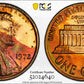 1972 Lincoln Memorial Cent 1C PCGS MS64RB - TONED!