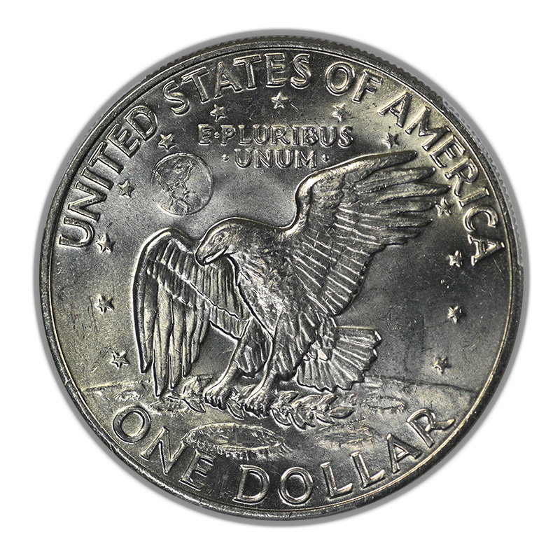 1973-D Clad Eisenhower Ike Dollar $1 PCGS MS64 CAC