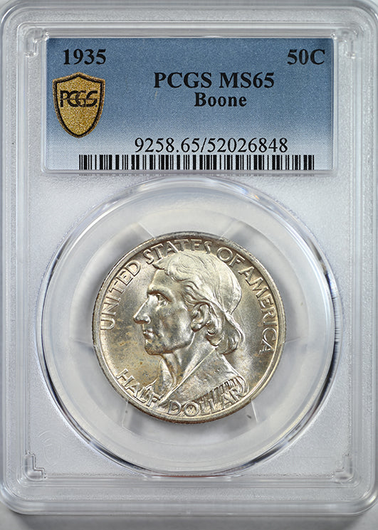 1935 Boone Classic Commemorative Half Dollar 50C PCGS MS65