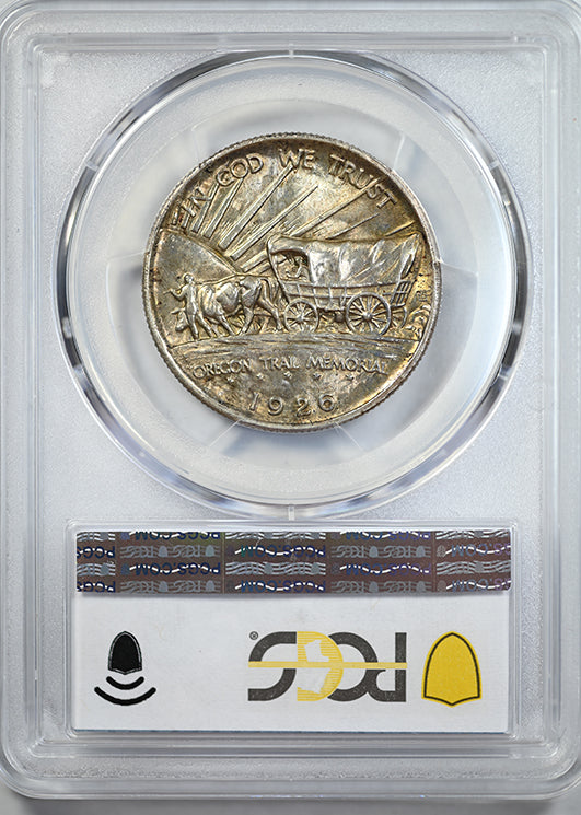 1926-S Oregon Trail Classic Commemorative Half Dollar 50C PCGS MS63