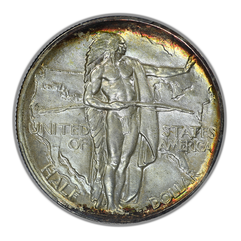 1936-S Oregon Trail Classic Commemorative Half Dollar 50C PCGS MS66 CAC