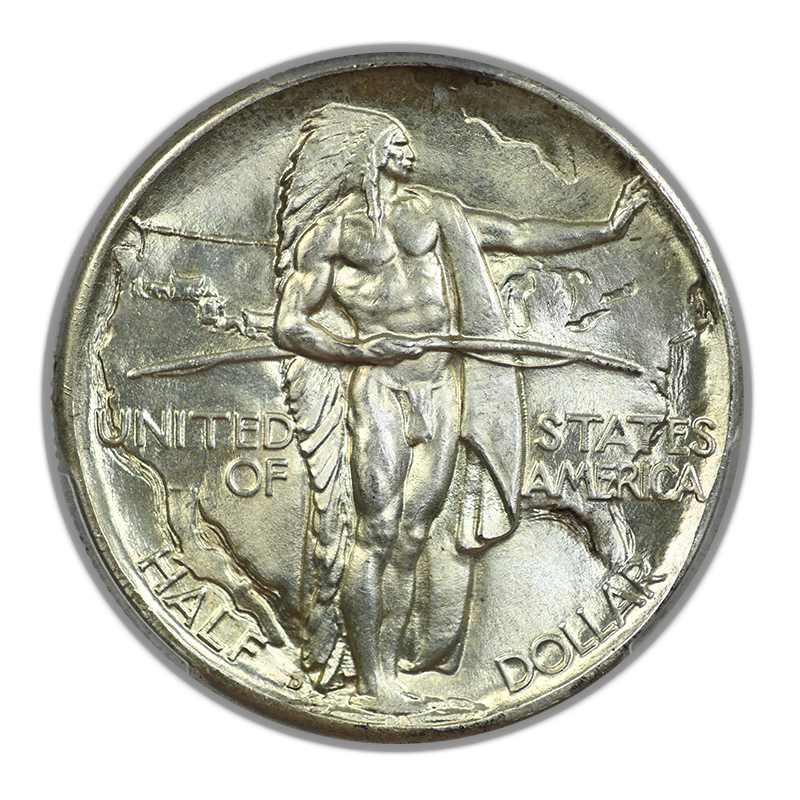 1937-D Oregon Trail Classic Commemorative Half Dollar 50C PCGS MS65