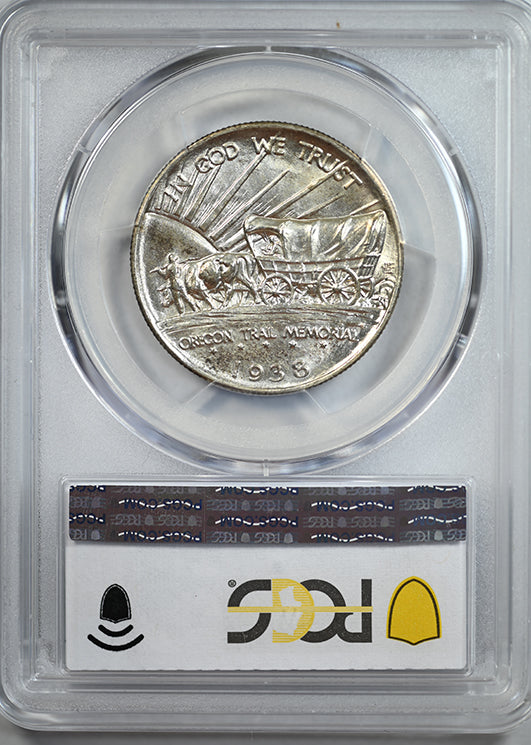 1938-S Oregon Trail Classic Commemorative Half Dollar 50C PCGS MS64