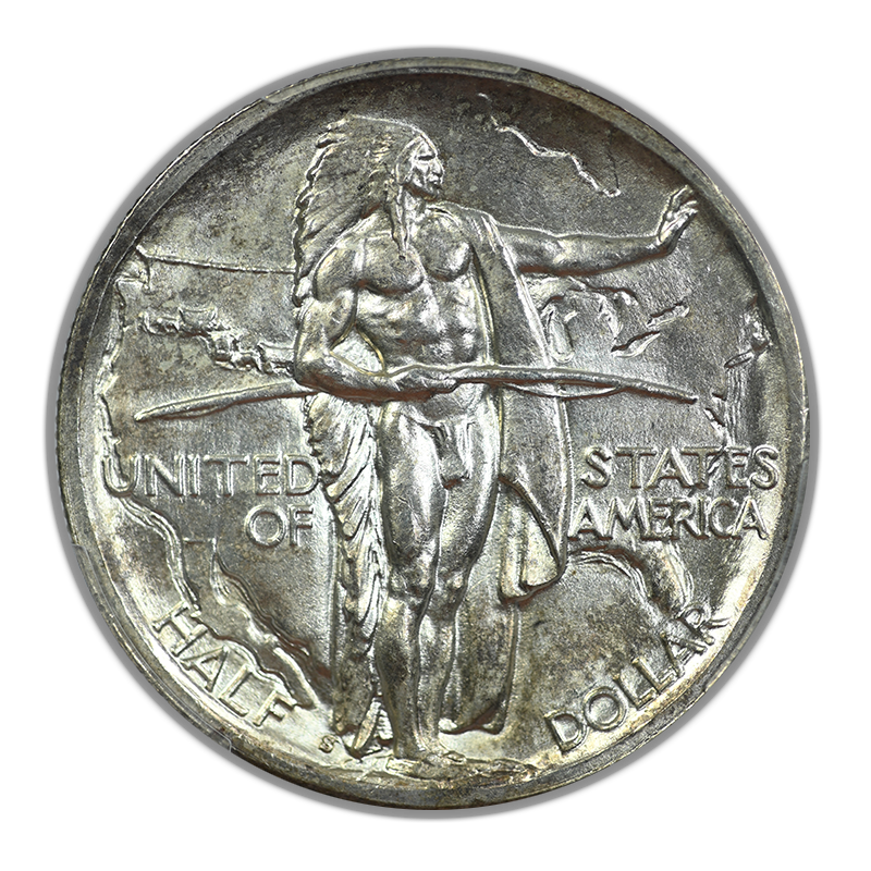 1938-S Oregon Trail Classic Commemorative Half Dollar 50C PCGS MS64