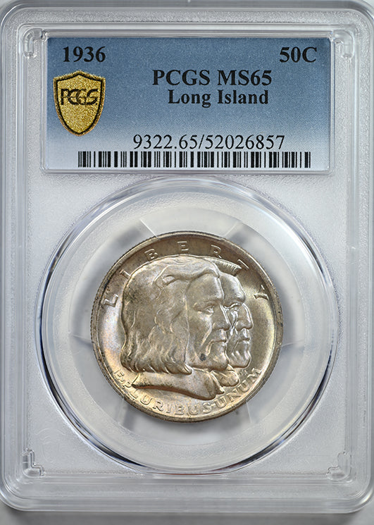1936 Long Island Classic Commemorative Half Dollar 50C PCGS MS65