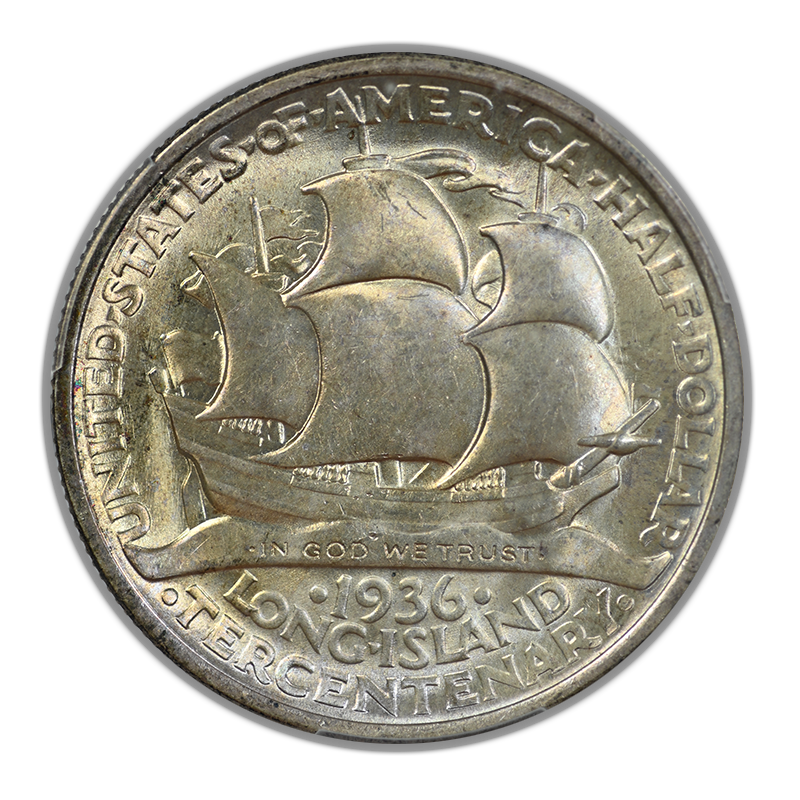 1936 Long Island Classic Commemorative Half Dollar 50C PCGS MS65