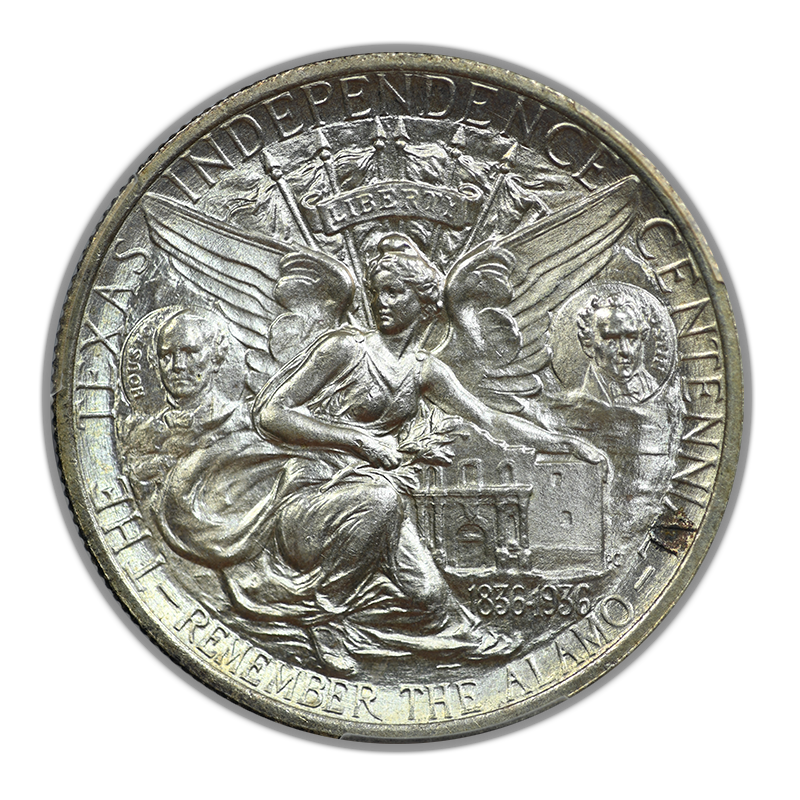 1935 Texas Classic Commemorative Half Dollar 50C PCGS MS65