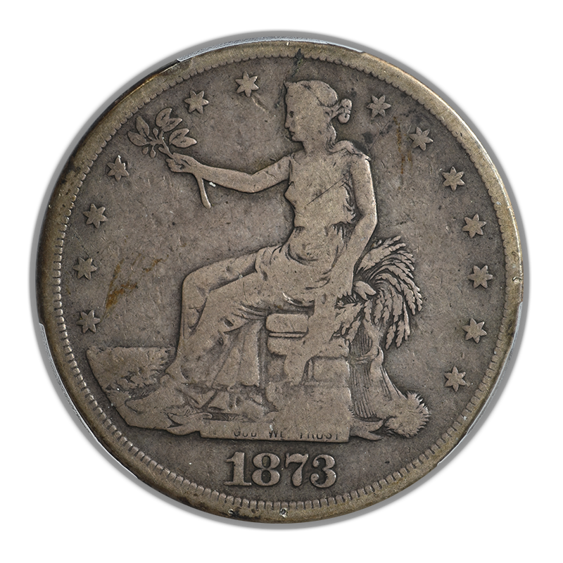 1873-S Trade Dollar T$1 PCGS VG08 CAC