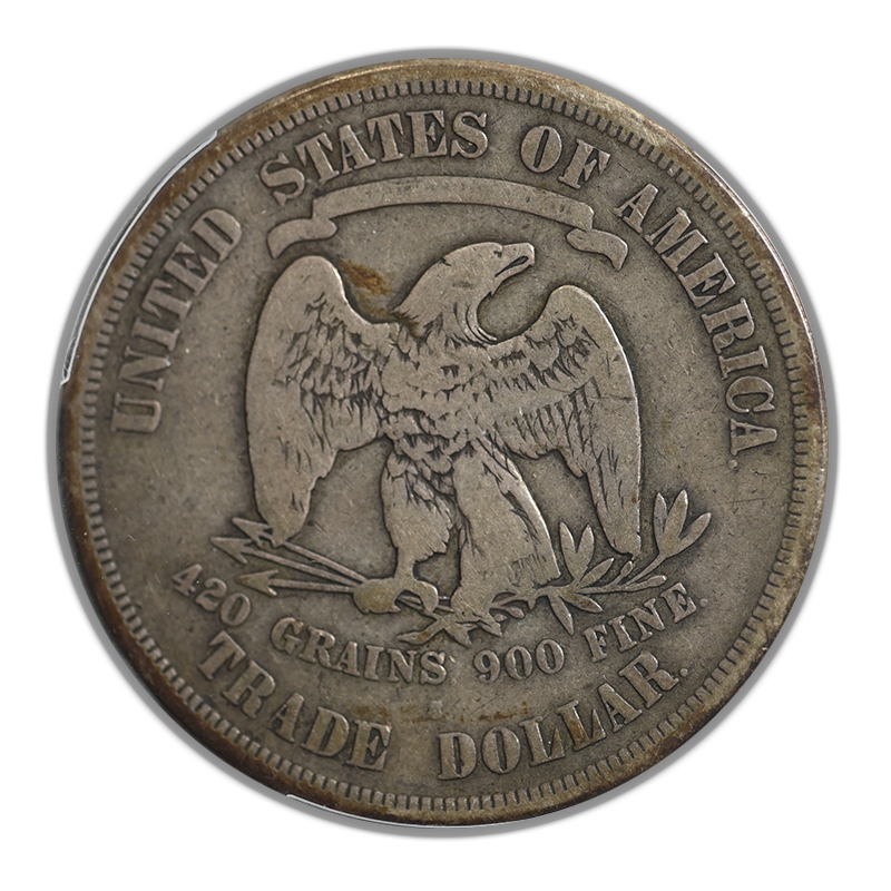 1873-S Trade Dollar T$1 PCGS VG08 CAC