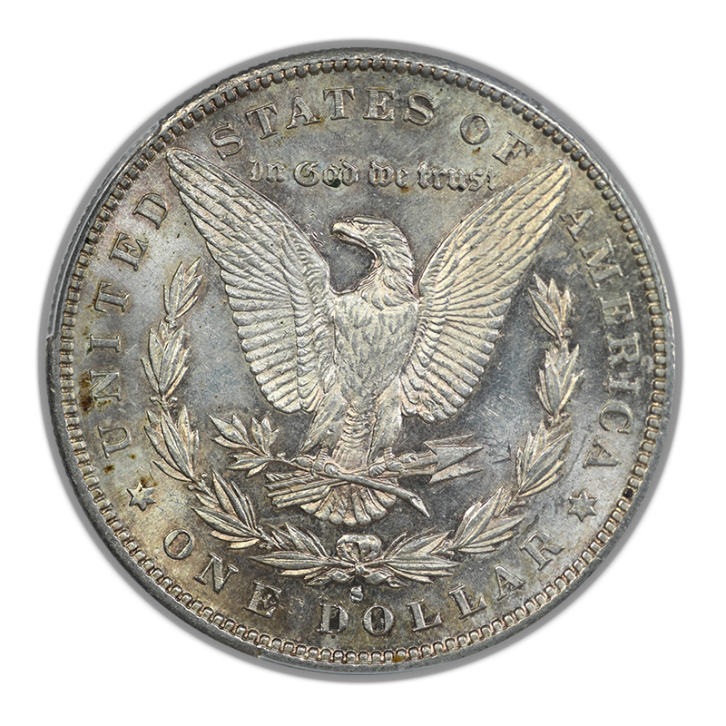 1889-S Morgan Dollar $1 PCGS AU58