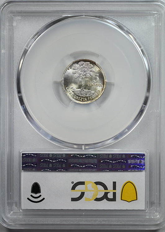 1964 Guatemala 5C Centavos PCGS MS67