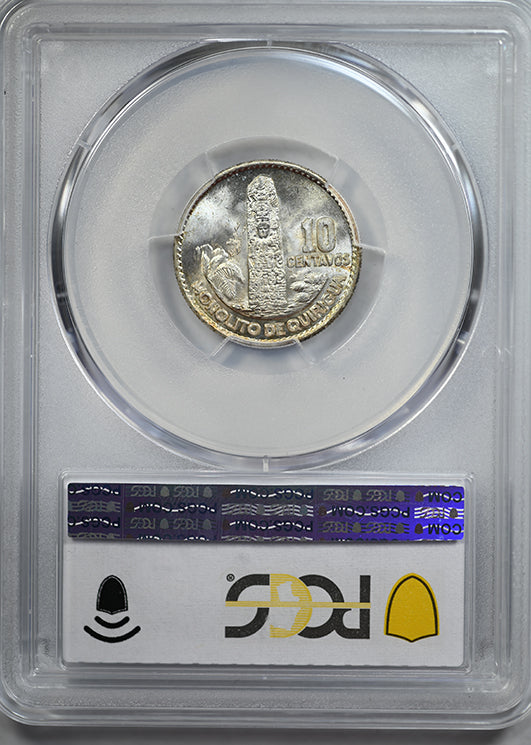 1960 Guatemala 10C Centavos PCGS MS66