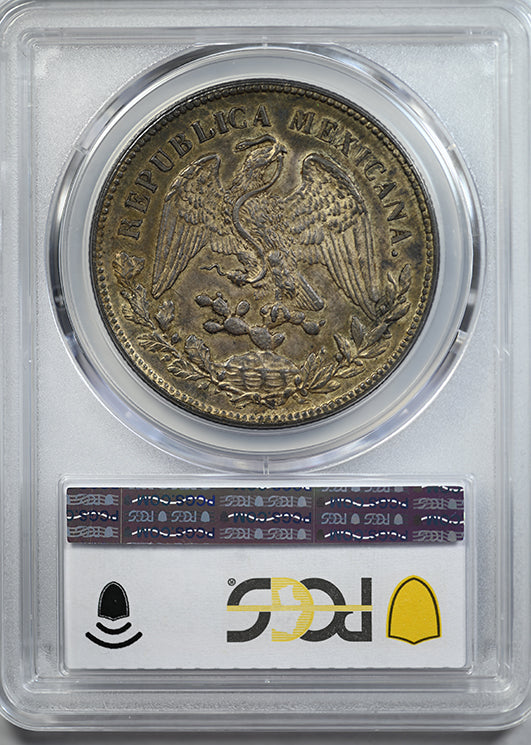 1902-Cn JQ Mexico Silver Peso PCGS AU58 KM-409