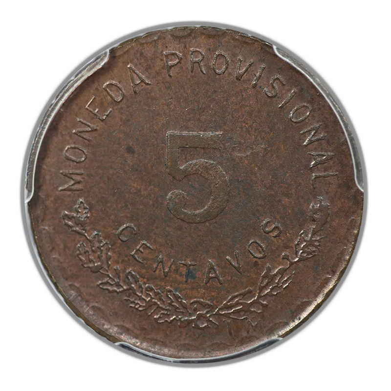 1915 Mexico Oaxaca 5C Centavos PCGS MS62BN KM-718