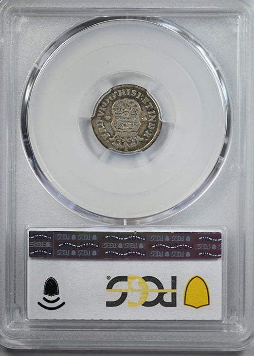 1751-Mo M Mexico 1/2 Real PCGS VF25 Calico-84 - TONED!