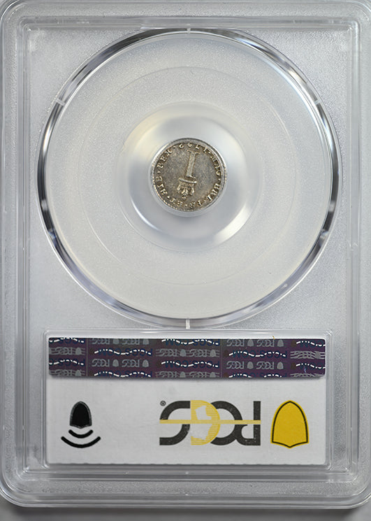1792 Great Britain Silver 1D Penny Pence Maundy PCGS AU58 S-3760