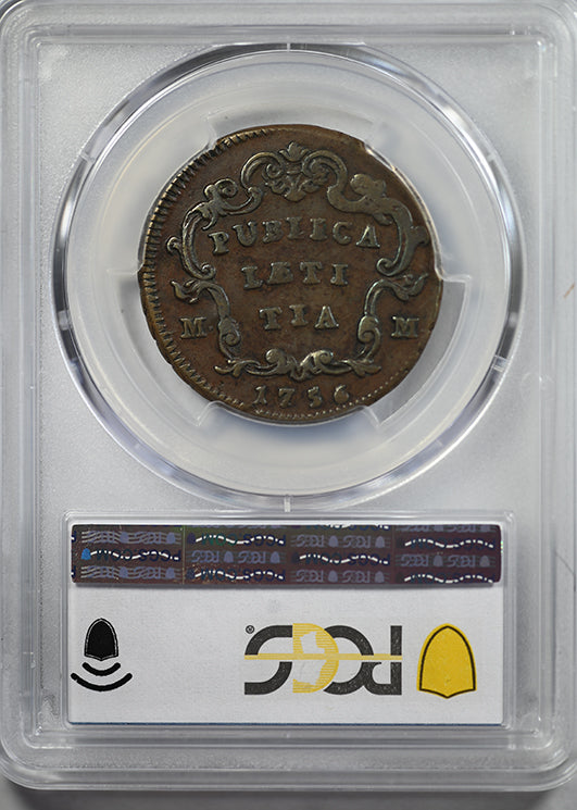 1756 IA Italy-Naples & Sicily 3 Tor PCGS VF35