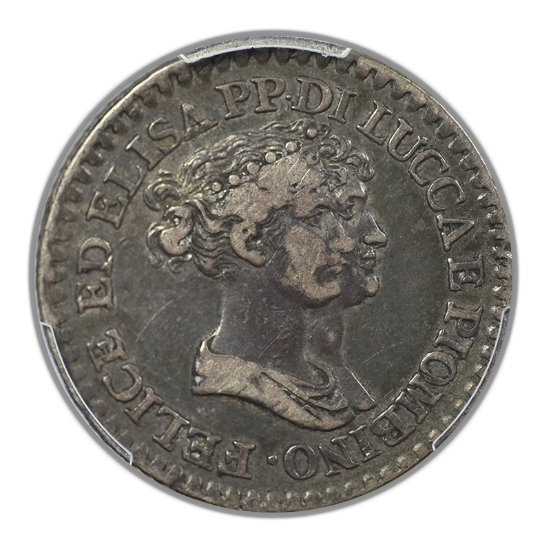 1807 Italy-Lucca Franco PCGS VF35 KM-23