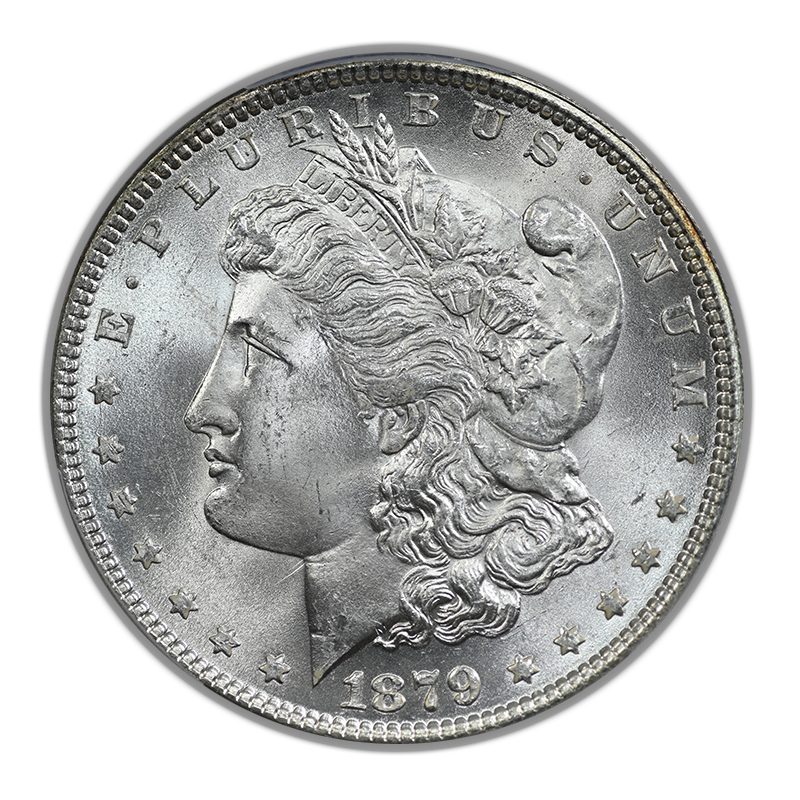 1879 Morgan Dollar $1 PCGS MS64+