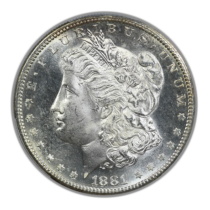 1881-S Morgan Dollar $1 PCGS MS66