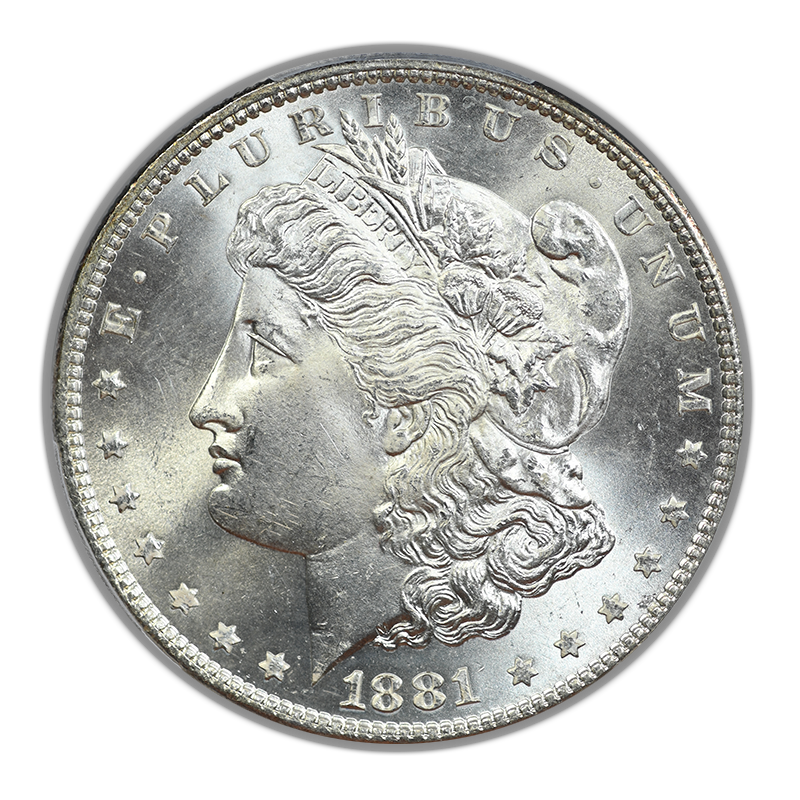 1881 Morgan Dollar $1 PCGS MS64