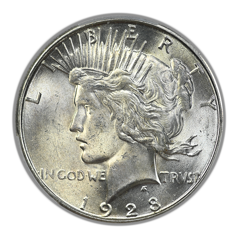 1928-S Peace Dollar $1 PCGS MS63