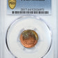 1954-D Lincoln Wheat Cent 1C PCGS MS64RB - TONED!