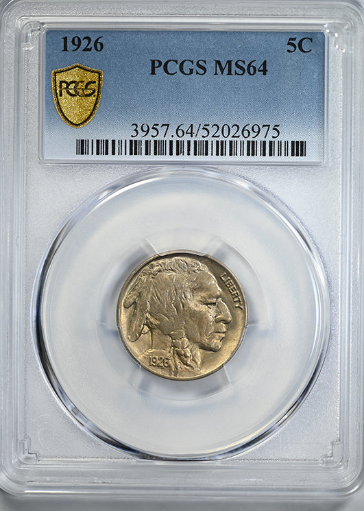 1926 Buffalo Nickel 5C PCGS MS64