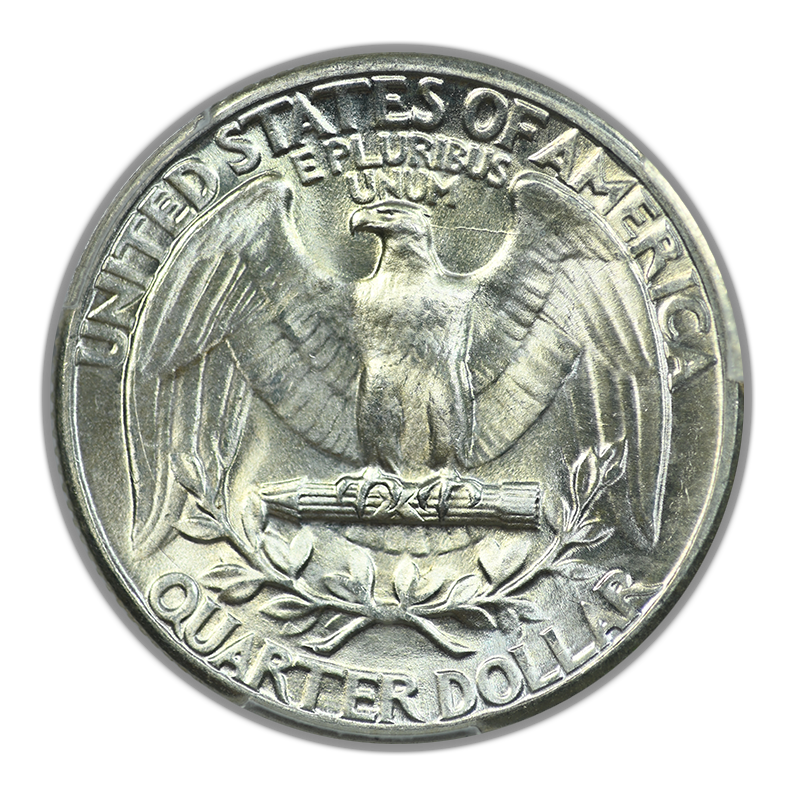 1937 Washington Quarter 25C PCGS MS65