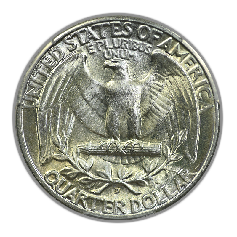 1937-D Washington Quarter 25C PCGS MS65