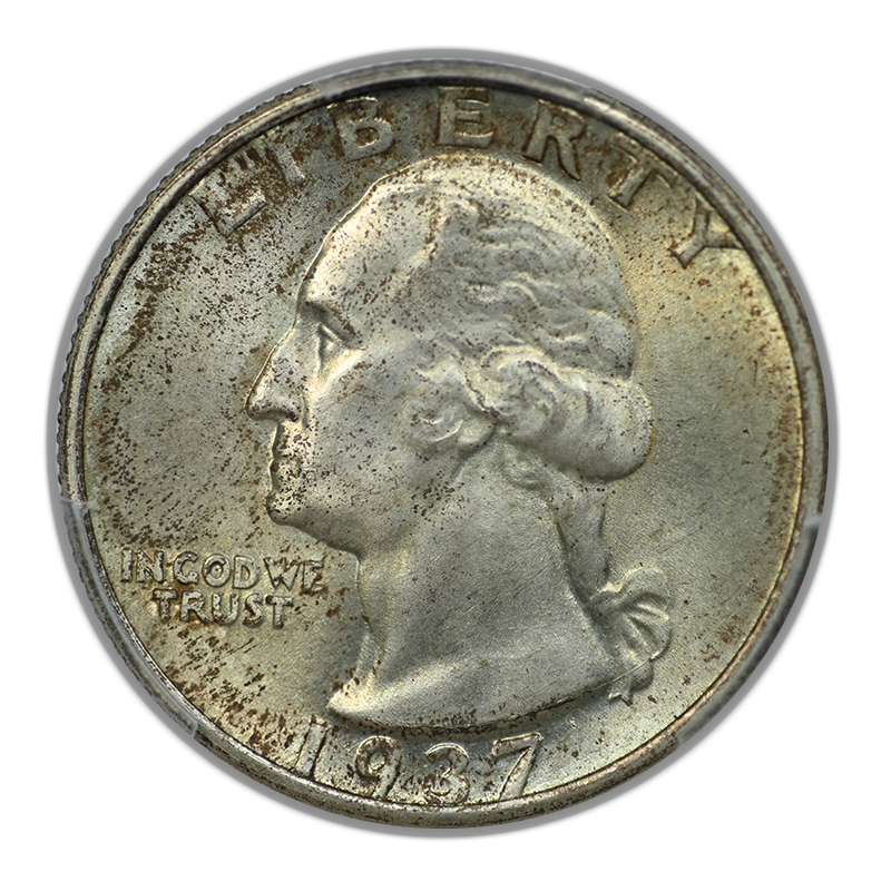1937-S Washington Quarter 25C PCGS MS65