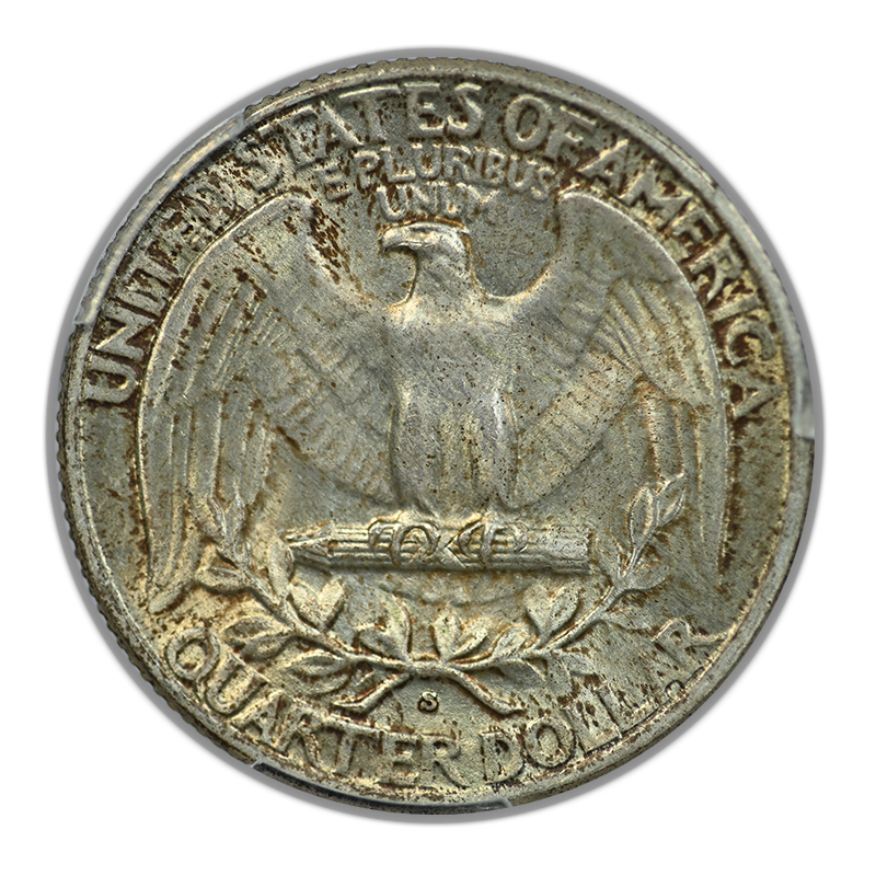 1937-S Washington Quarter 25C PCGS MS65