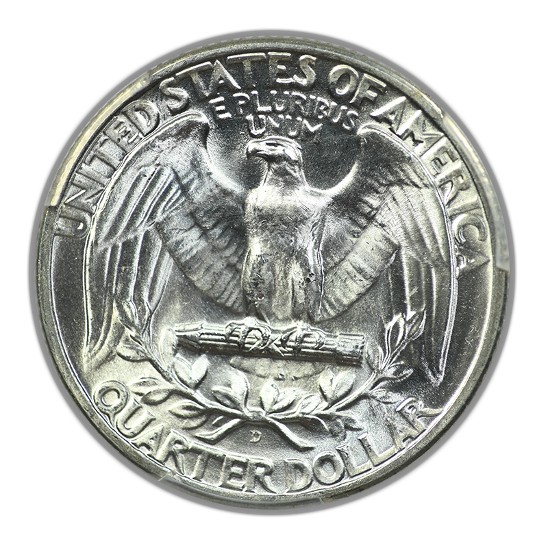 1940-D Washington Quarter 25C PCGS MS64