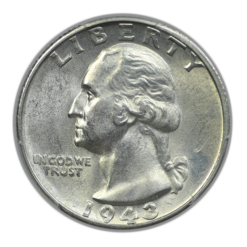 1943-S Doubled Die Obverse Washington Quarter 25C PCGS AU58 DDO