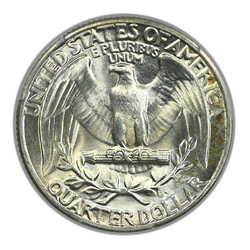 1944 Doubled Die Obverse Washington Quarter 25C PCGS MS64 - DDO, FS-101