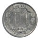 1887 Three Cent Nickel Piece 3CN PCGS MS61 OGH
