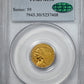 1911-D Indian Head Gold Quarter Eagle $2.50 PCGS AU50 CAC - Strong D