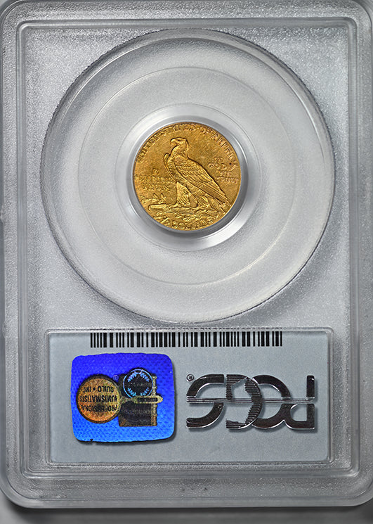 1911-D Indian Head Gold Quarter Eagle $2.50 PCGS AU50 CAC - Strong D