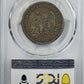 1842-O Liberty Seated Half Dollar 50C PCGS F12 - Medium Date, Reverse of 1842