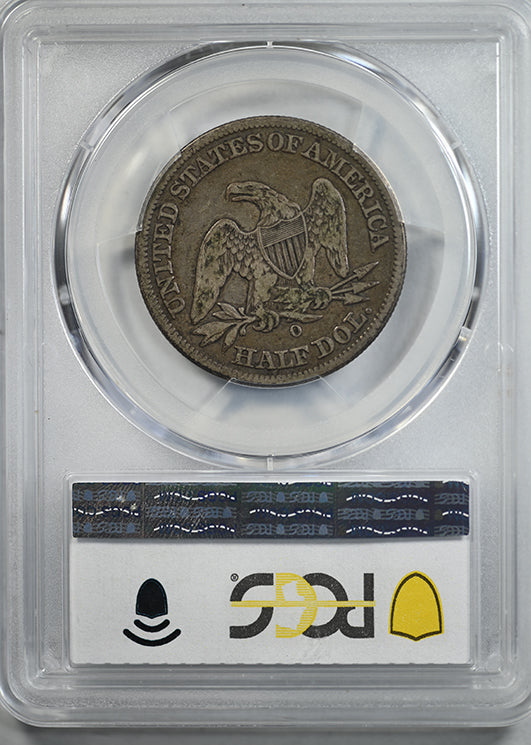 1842-O Liberty Seated Half Dollar 50C PCGS F12 - Medium Date, Reverse of 1842