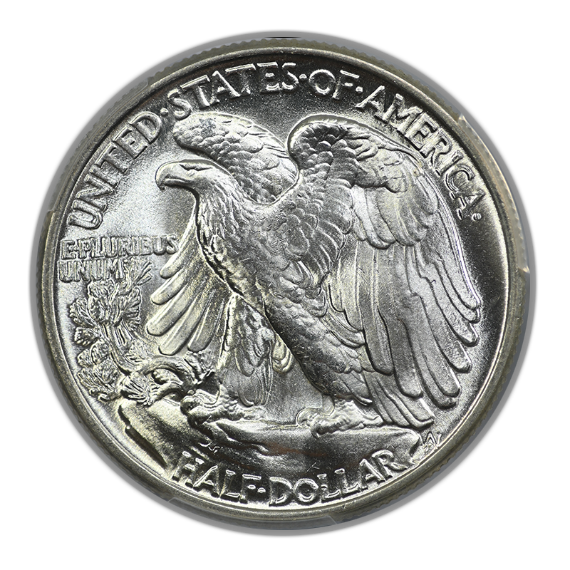 1944 Walking Liberty Half Dollar 50C PCGS MS66+