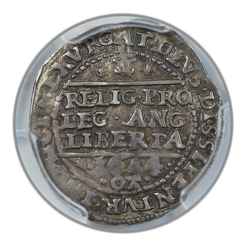 1644 Great Britain 4D Fourpence Groat PCGS AU50 S-2985 Oxford