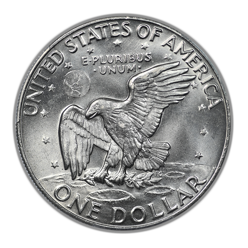 1974-D Clad Eisenhower Ike Dollar $1 PCGS MS65