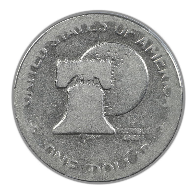 1976-D Type 2 Clad Eisenhower Ike Dollar $1 PCGS FR02 CAC - Lowball
