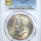 1976-D Type 2 Clad Eisenhower Ike Dollar $1 PCGS MS66+