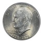 1976-D Type 2 Clad Eisenhower Ike Dollar $1 PCGS MS66+