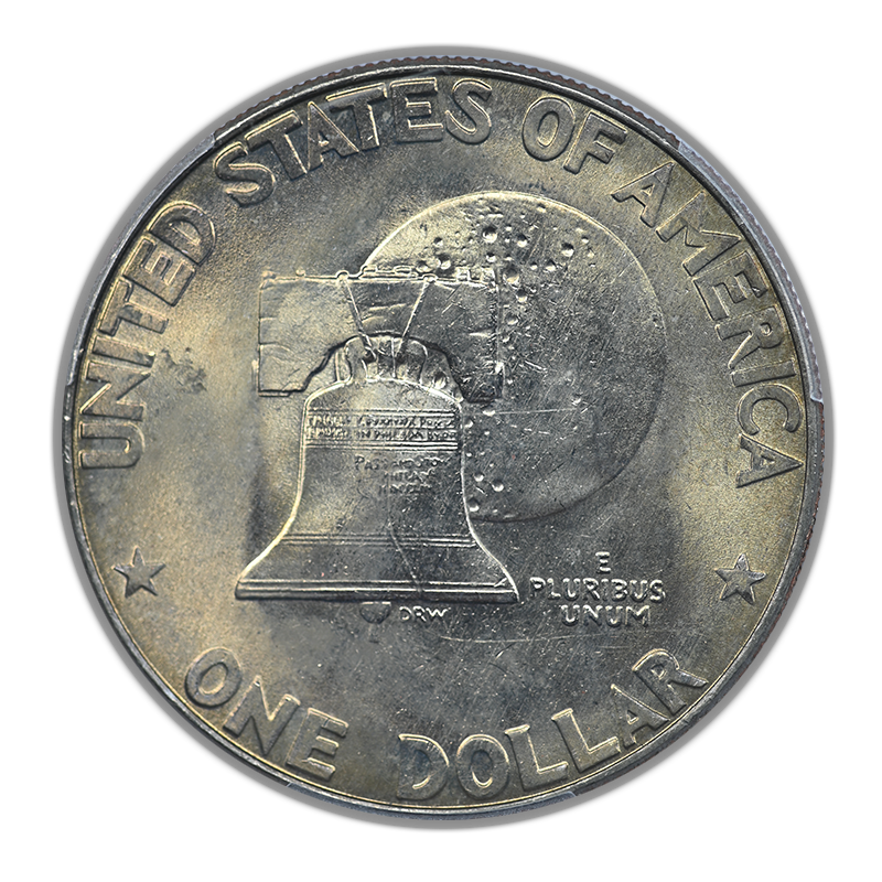 1976-D Type 1 Clad Eisenhower Ike Dollar $1 PCGS MS66